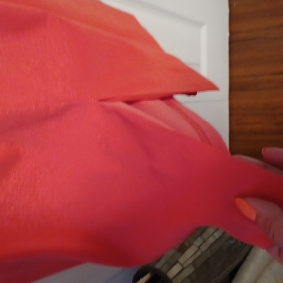 Le Chateau Orange Strapless Dress - Picture 8 of 15